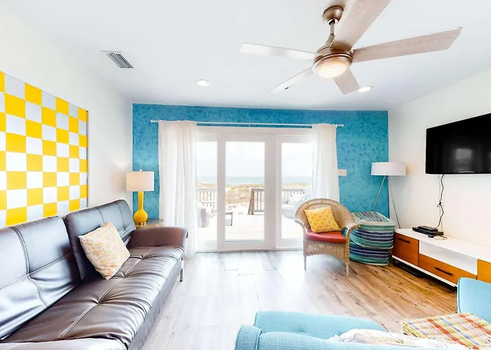 Beachfront With Furnished Waterfront Deck Balcony & Ac Gulf Shores